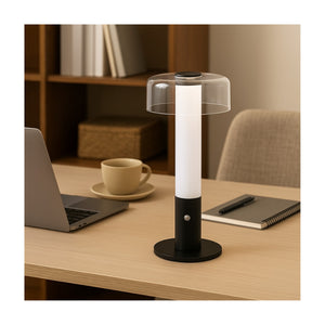 Arc + Hue Arcis Rechargeable LED Table Lamp Black USB-C IP54