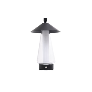 Arc + Hue Shoji Rechargeable LED Table Lamp Black IP54 Dimmable