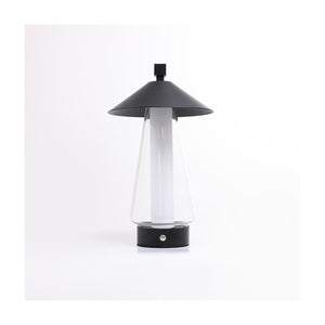 Arc + Hue Shoji Rechargeable LED Table Lamp Black IP54 Dimmable