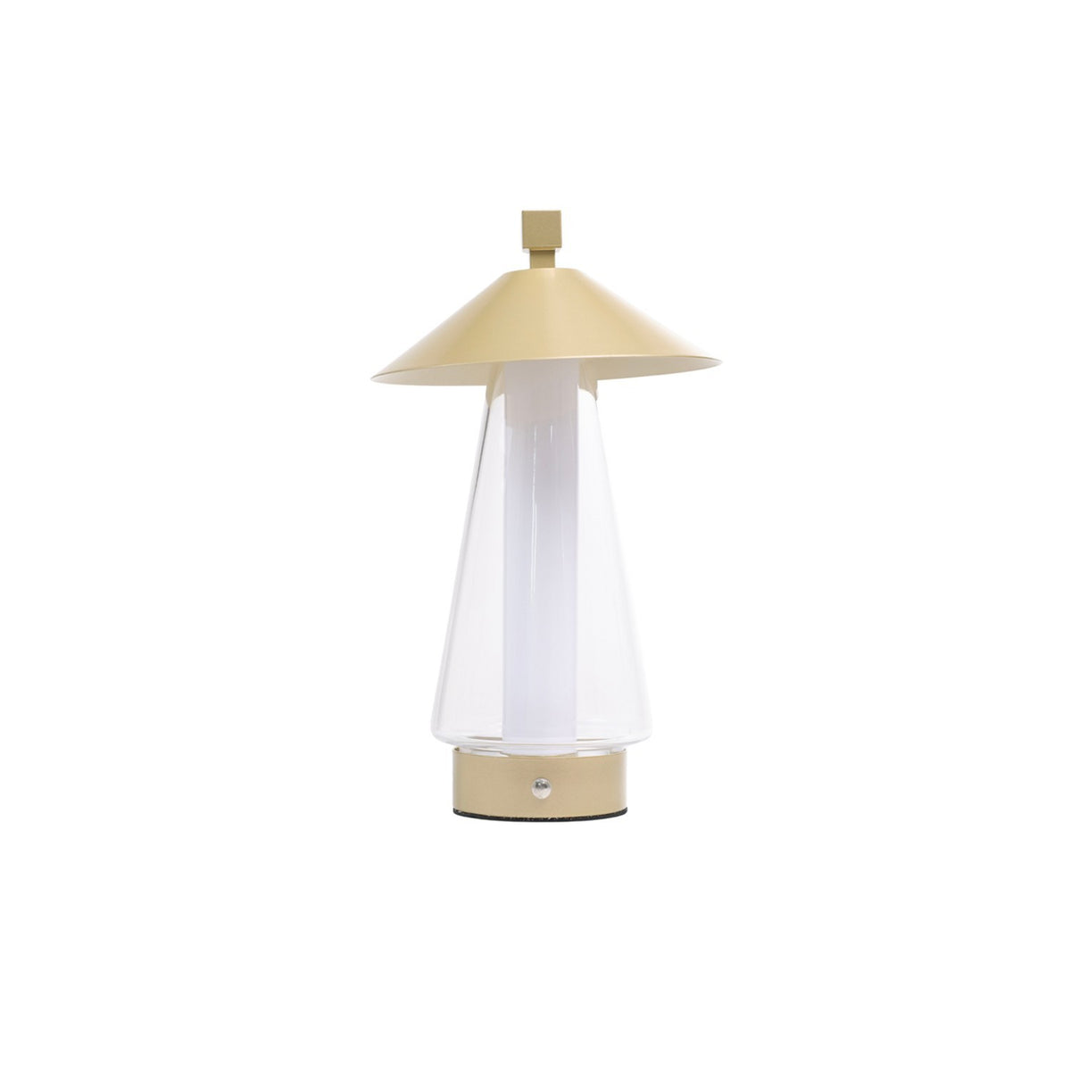 Arc + Hue Shoji Rechargeable LED Table Lamp Gold IP54 Dimmable
