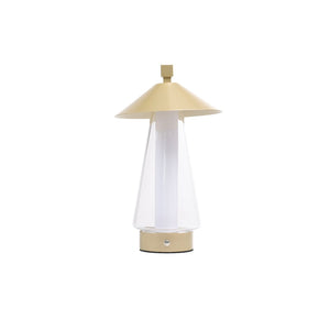 Arc + Hue Shoji Rechargeable LED Table Lamp Gold IP54 Dimmable