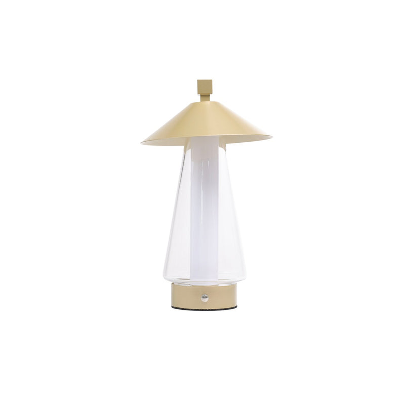 Arc + Hue Shoji Rechargeable LED Table Lamp Gold IP54 Dimmable
