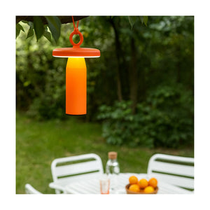 Arc + Hue Ella Rechargeable LED Outdoor Table Lamp Orange