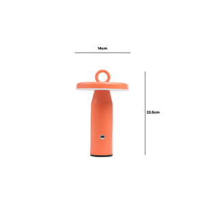 Arc + Hue Ella Rechargeable LED Outdoor Table Lamp Orange