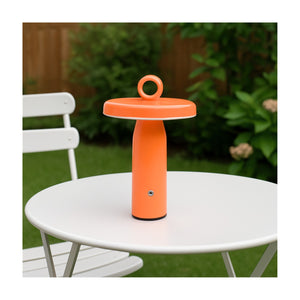 Arc + Hue Ella Rechargeable LED Outdoor Table Lamp Orange
