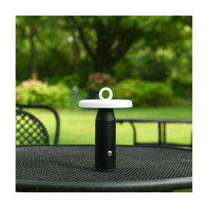 Arc + Hue Ella Rechargeable LED Outdoor Table Lamp Black