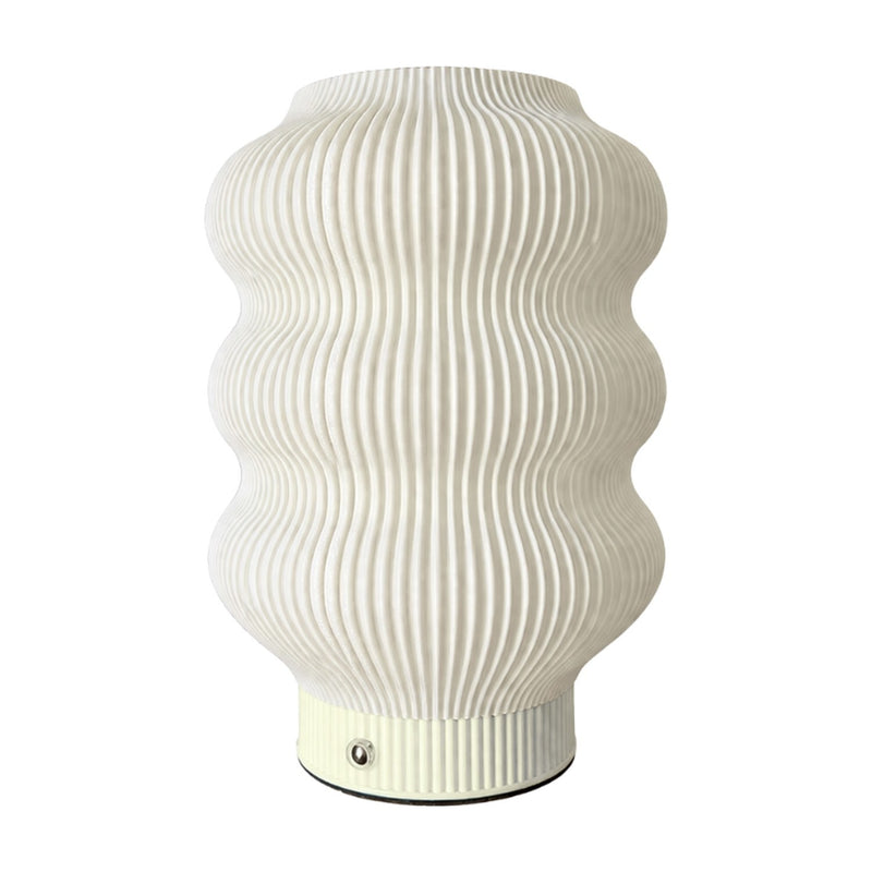 Mila 3D Printed PLA Rechargeable Touch Lamp Yellow USB-C Dimmable