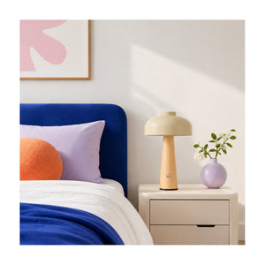 Arc + Hue Poppy Rechargeable LED Table Lamp Mustard IP54 USB-C