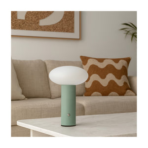 Arc + Hue Oliver Rechargeable LED Table Lamp Sage IP54 USB-C