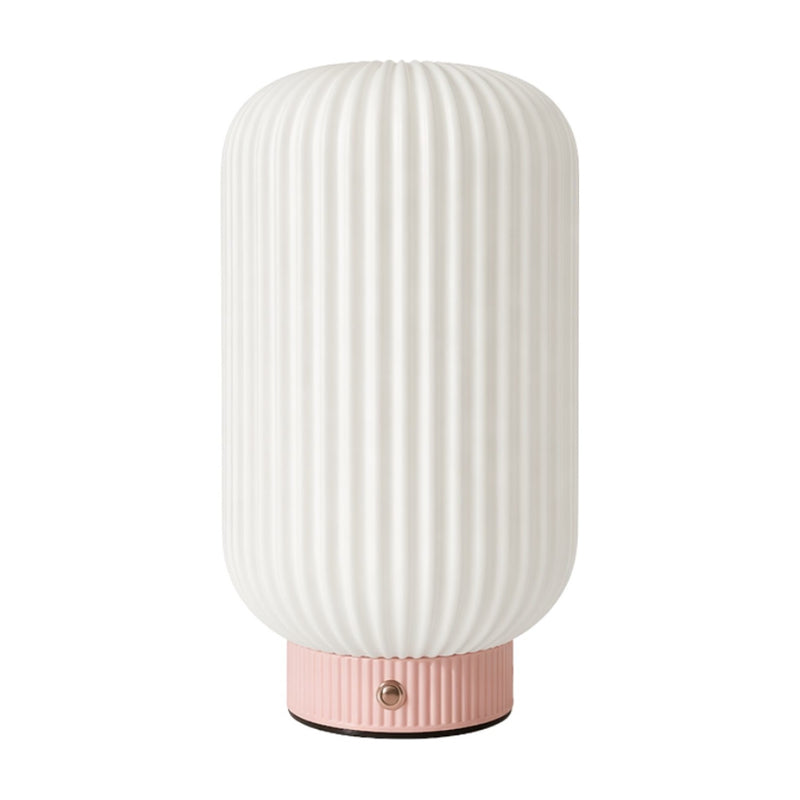Rowan Square PLA Rechargeable Touch Lamp Pink USB-C Dimmable