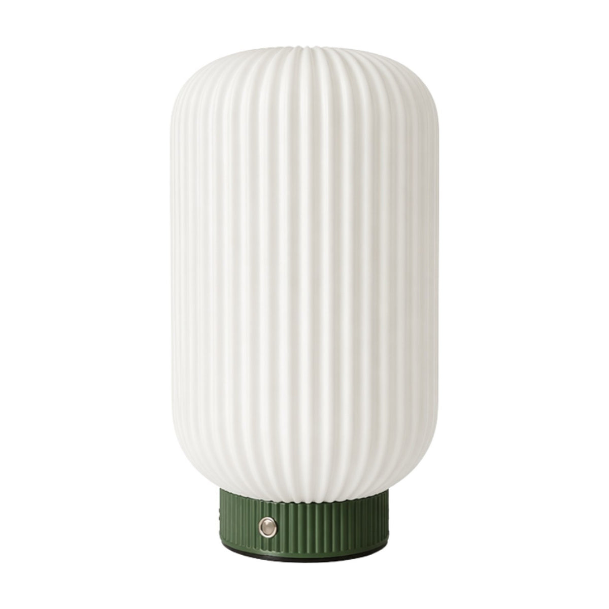 Rowan Square PLA Rechargeable Table Lamp Green USB-C Dimmable
