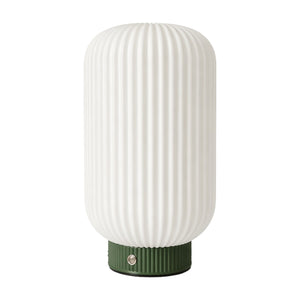 Rowan Square PLA Rechargeable Table Lamp Green USB-C Dimmable