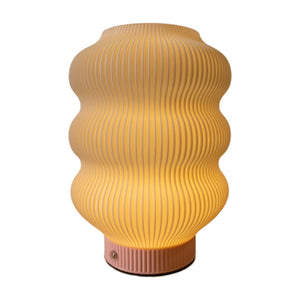 Mila Three Layer PLA Rechargeable Touch Lamp Pink USB-C Dimmable