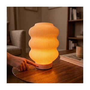 Mila Three Layer PLA Rechargeable Touch Lamp Pink USB-C Dimmable