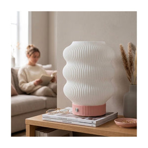 Mila Three Layer PLA Rechargeable Touch Lamp Pink USB-C Dimmable