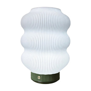 Mila 3-Layer PLA Rechargeable Table Lamp Green USB-C Dimmable