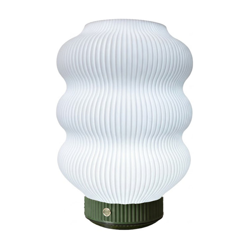 Mila 3-Layer PLA Rechargeable Table Lamp Green USB-C Dimmable