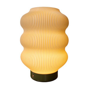 Mila 3-Layer PLA Rechargeable Table Lamp Green USB-C Dimmable