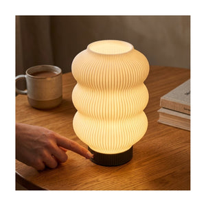 Mila 3-Layer PLA Rechargeable Table Lamp Green USB-C Dimmable