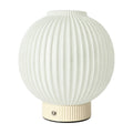Luca Round PLA Rechargeable Table Lamp Yellow USB-C Dimmable