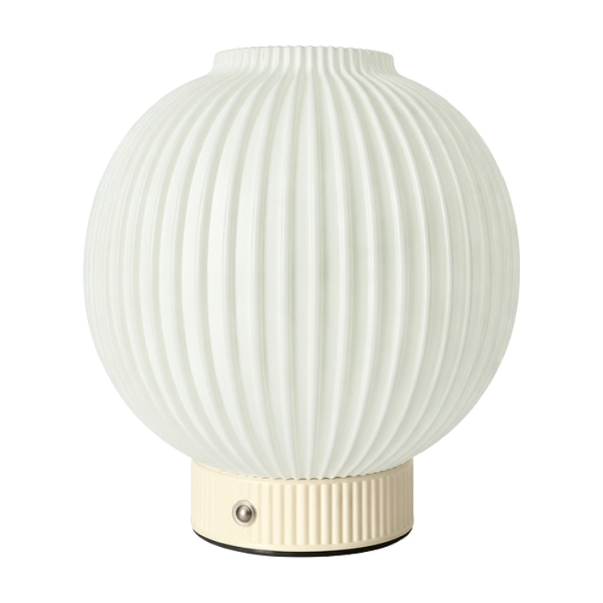 Luca Round PLA Rechargeable Table Lamp Yellow USB-C Dimmable