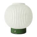Luca Round PLA Rechargeable Table Lamp Green USB-C Dimmable LED