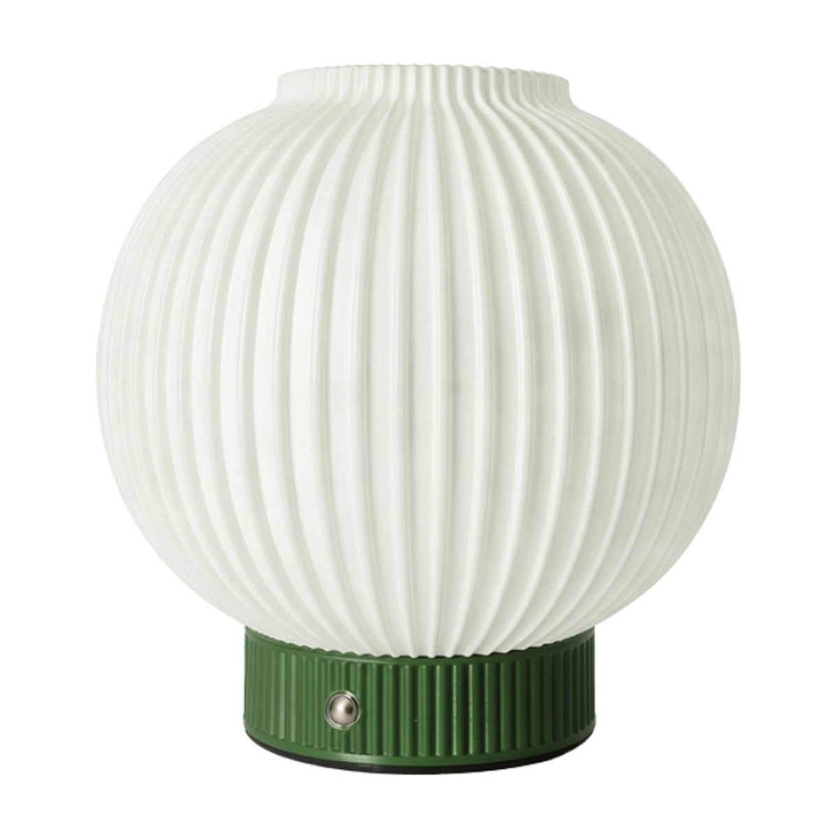 Luca Round PLA Rechargeable Table Lamp Green USB-C Dimmable LED